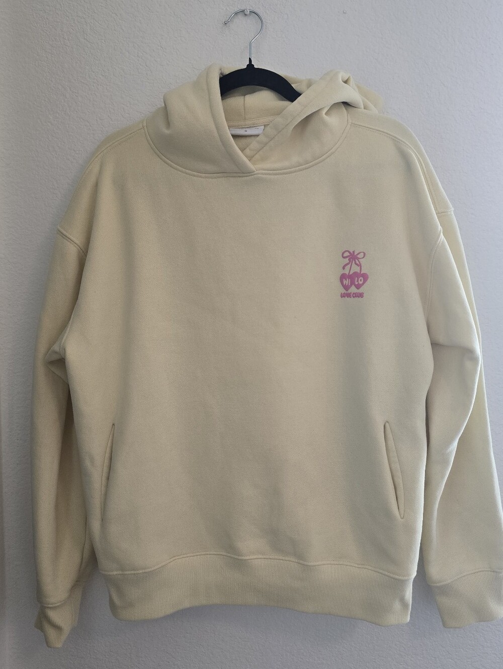 Wilo The Label Love Club Yellow And Pink Hoodie